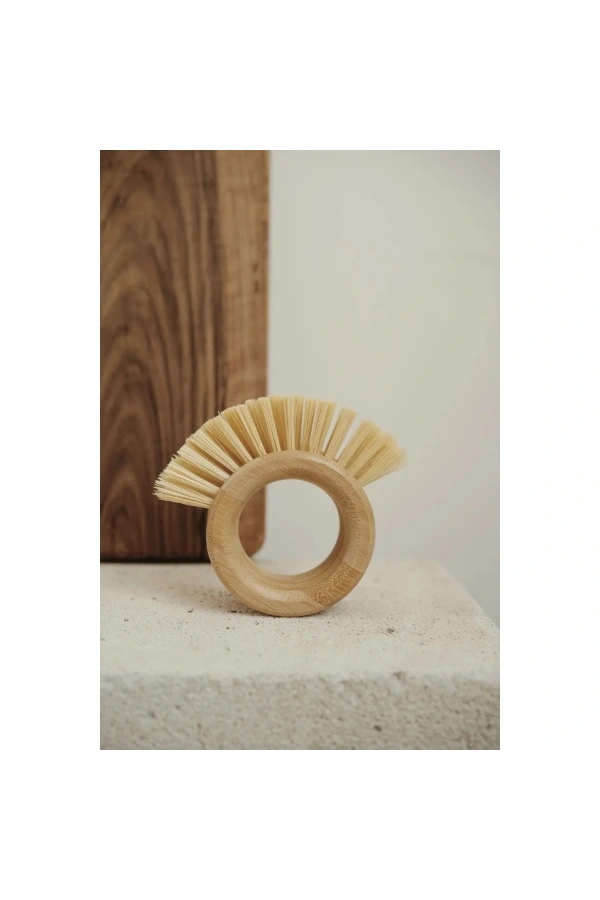 Bidebuvar Ahşap Sebze Meyve Yıkama Fırçası