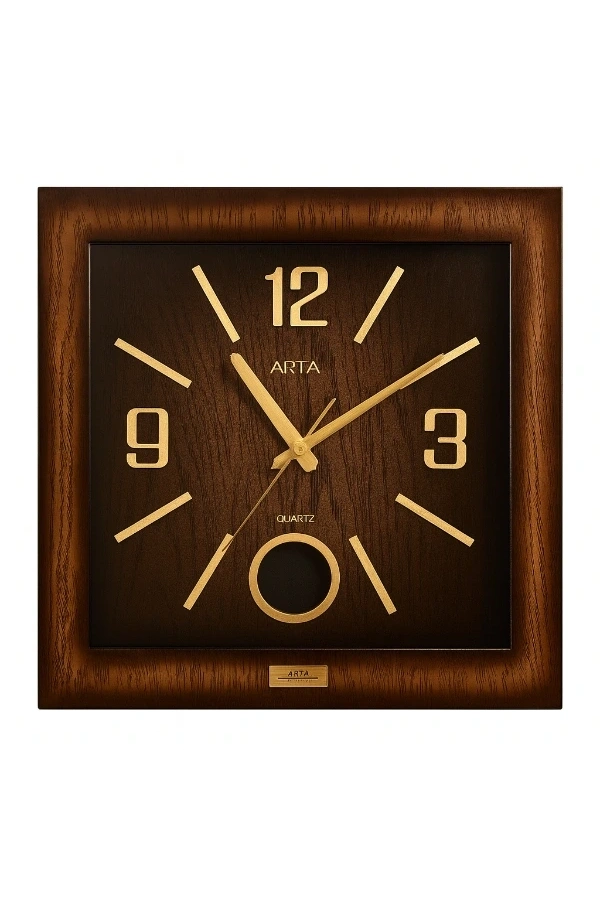 Bidebuvar Ahşap Tasarımlı Duvar Saati