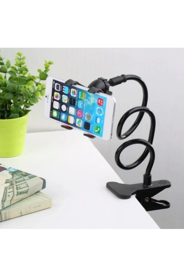 Bidebuvar Akrobat Telefon Tutucu Oynar Başlıklı (SİYAH) (KUTUSUZ)