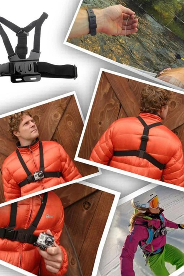 Bidebuvar Aksiyon Kamerası Göğüse Sabitleme Kemeri