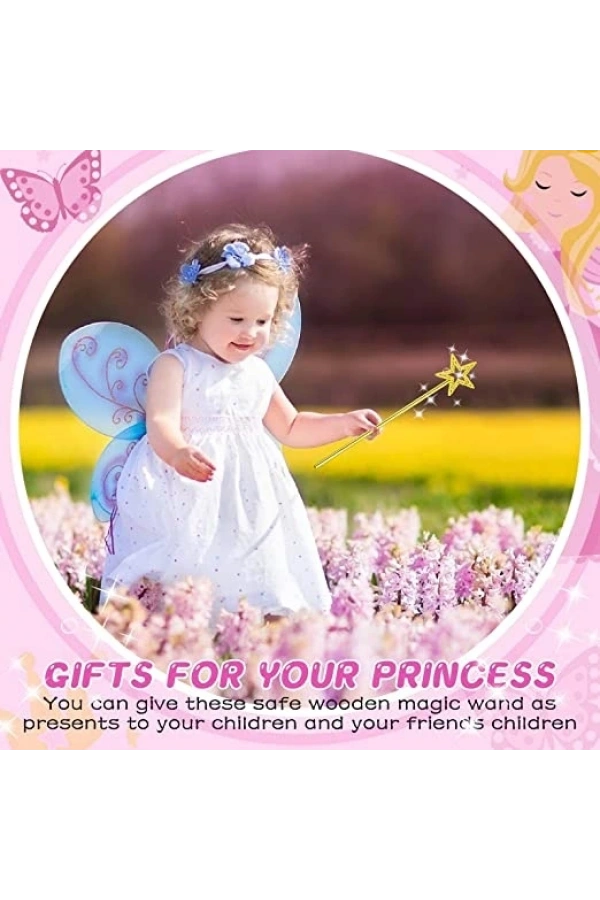 Bidebuvar Altın Renk Yıldız Peri Asası