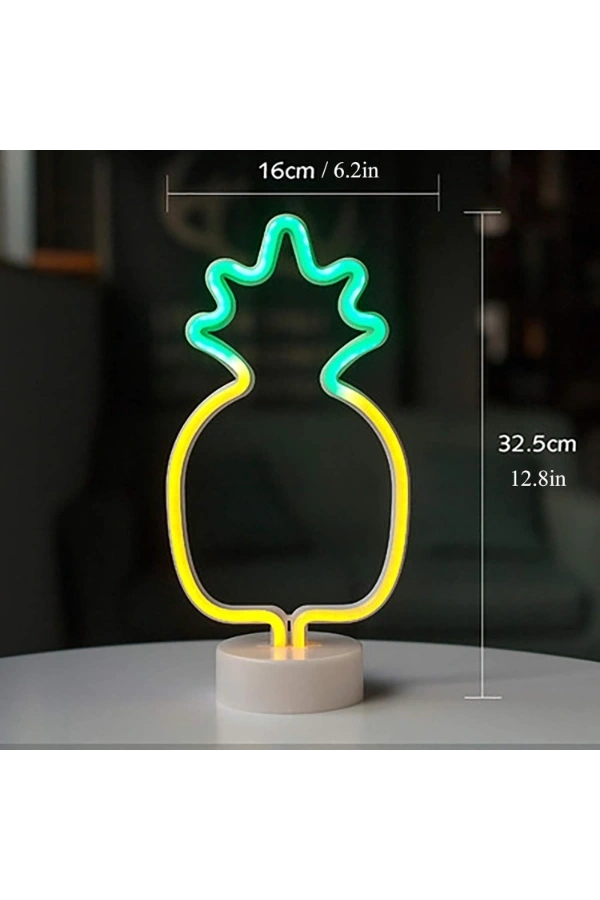 Bidebuvar Ananas Neon LED Lamba