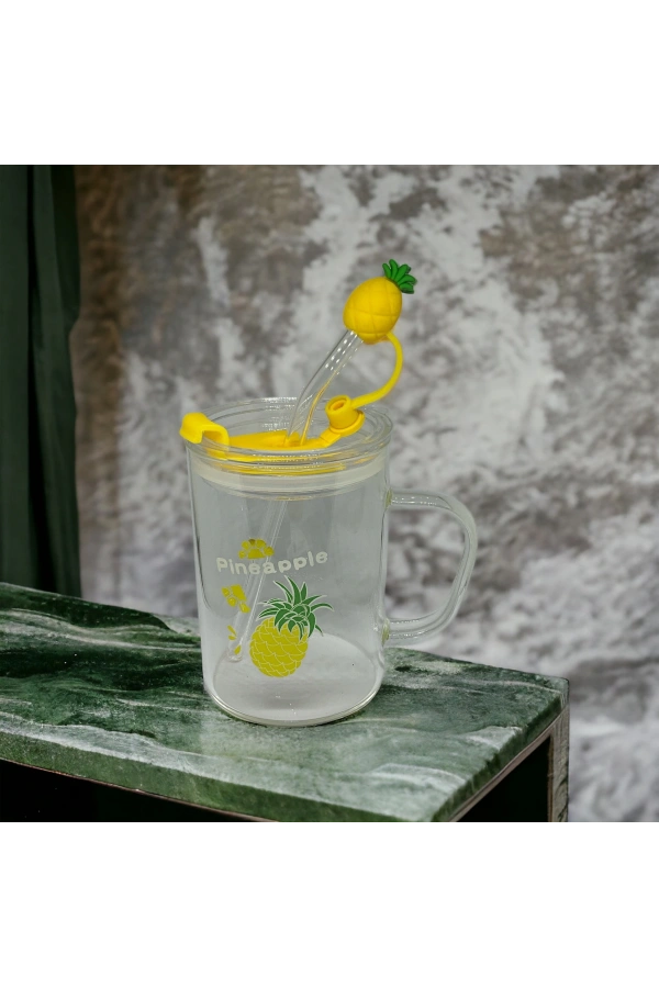 Bidebuvar Ananas Tasarımlı Kupa Bardak