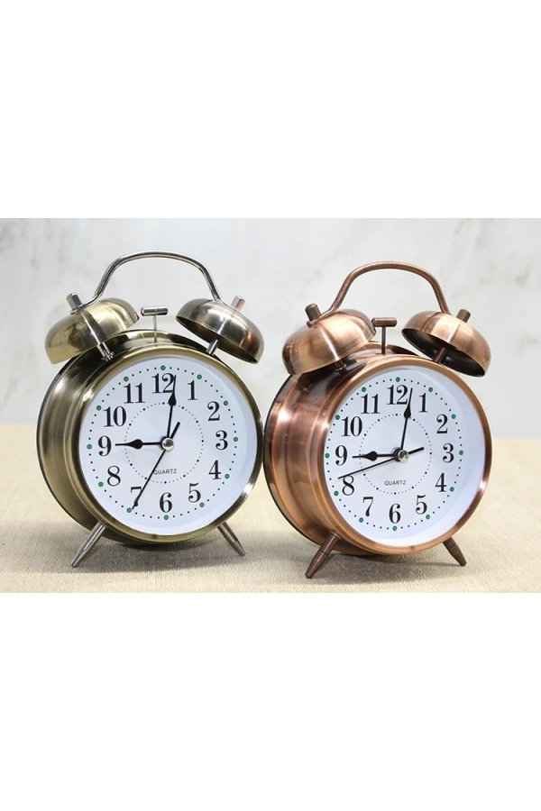 Bidebuvar Antik Metal Çalar Saat Model 2