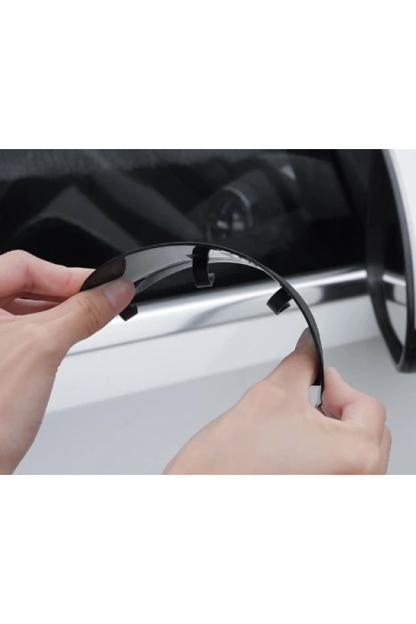 Bidebuvar Araba Ayna Yağmur Koruyucu Siper Karbon Desenli