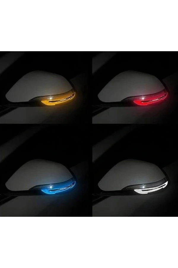 Bidebuvar Araba Aynası Koruyucu Reflektörlü Şerit