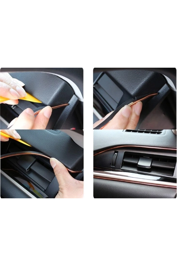 Bidebuvar Araba Dekorasyon 5 Metre Şerit Trim