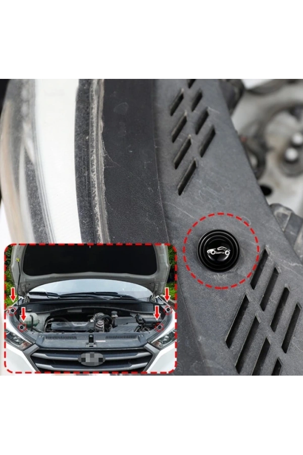 Bidebuvar Araba Kapısı Darbe Emici Pad Seti