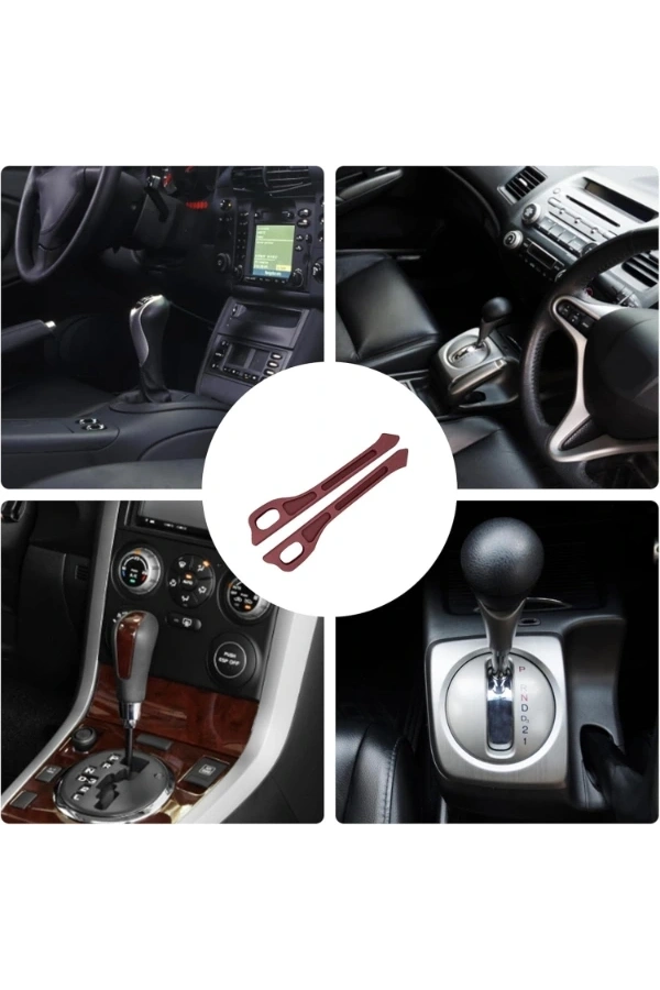 Bidebuvar Araba Koltuk Arası Düzenleyici Bordo Renk