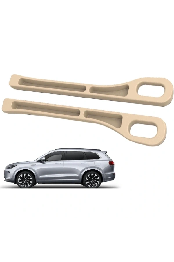 Bidebuvar Araba Koltuk Arası Düzenleyici Krem Renk