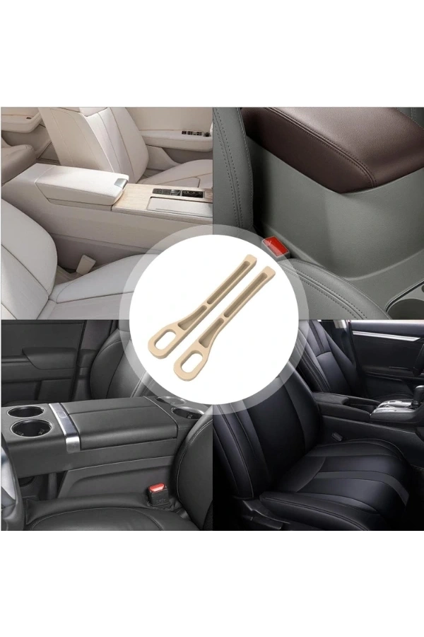 Bidebuvar Araba Koltuk Arası Düzenleyici Krem Renk