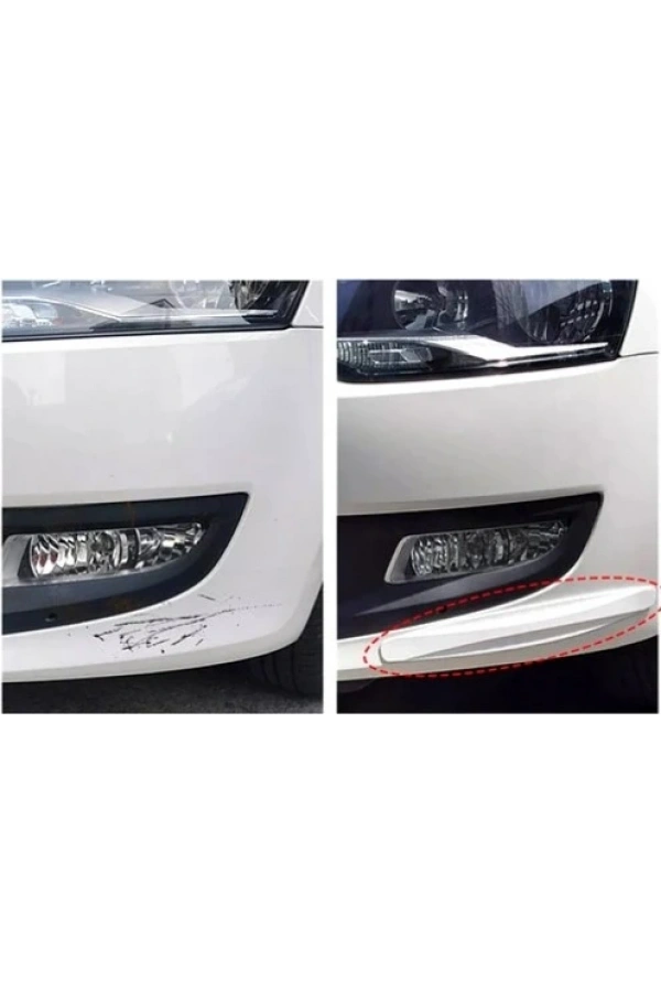 Bidebuvar Araba Tampon Koruyucu Karbon Desenli Siyah