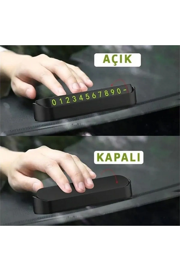 Bidebuvar Araç Fosforlu Numaratör Aç-Kapa