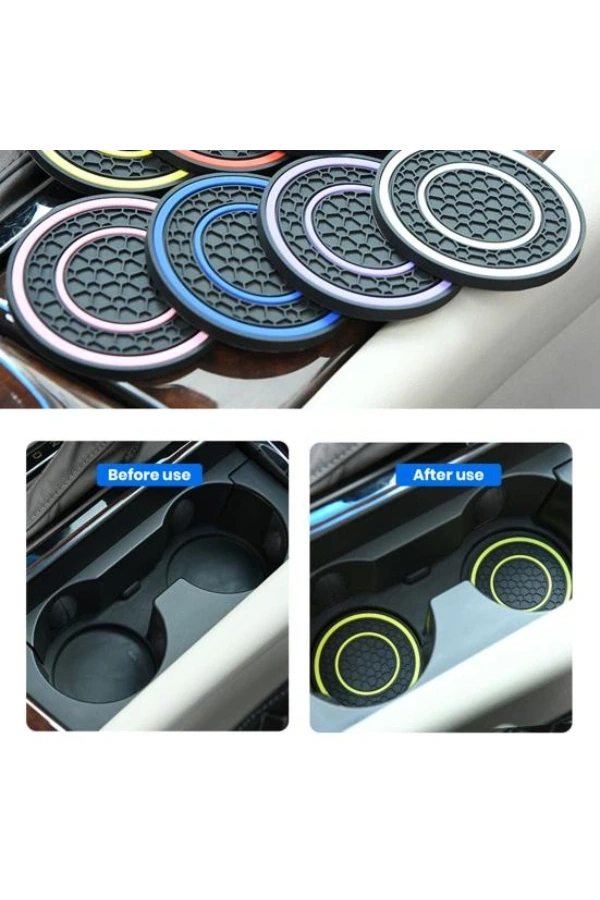 Bidebuvar Araç İçi Bardak Tutucu Matları