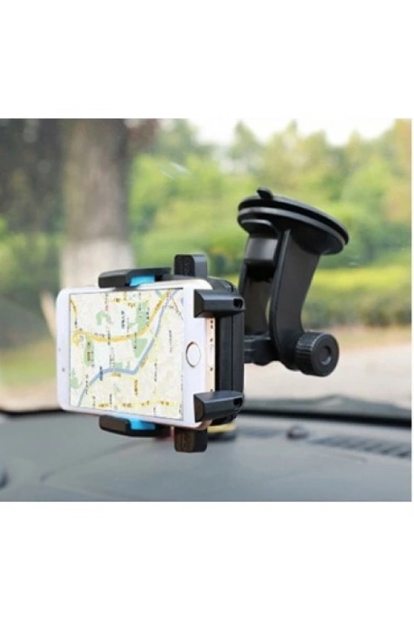 Bidebuvar Araç İçi Cam ve Torpido Vantuzlu Telefon Tutucu