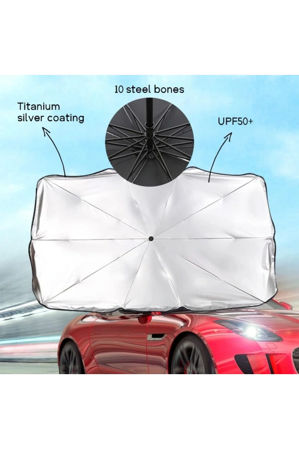 Bidebuvar Araç İçi Ön Cam Şemsiye Güneşlik
