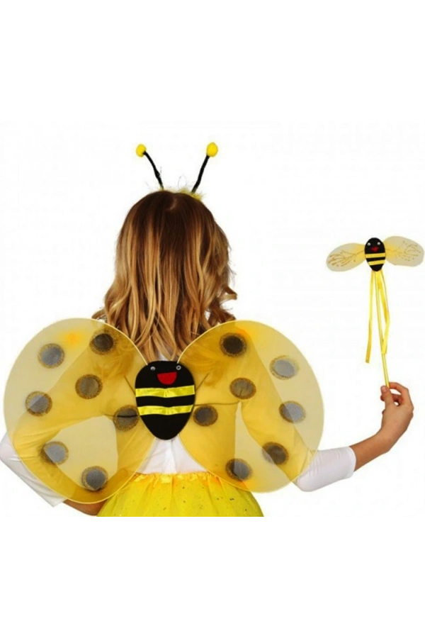 Bidebuvar Arı Seti - Arı Kanadı Tacı Ve Asası