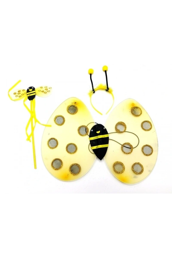 Bidebuvar Arı Seti - Arı Kanadı Tacı Ve Asası