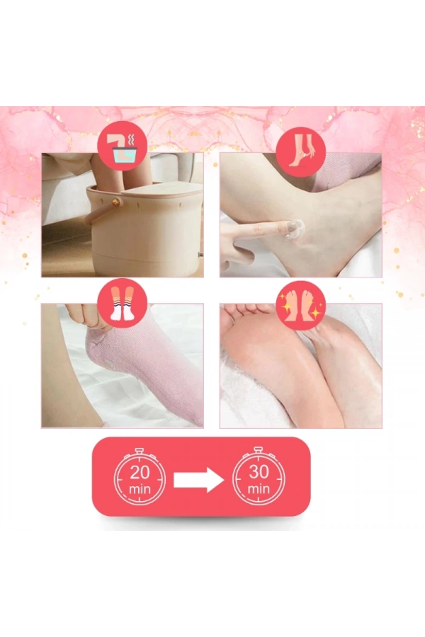 Bidebuvar Ayak Nemlendirici Jel SPA Çorabı - Yumuşatıcı Jel Kaplama