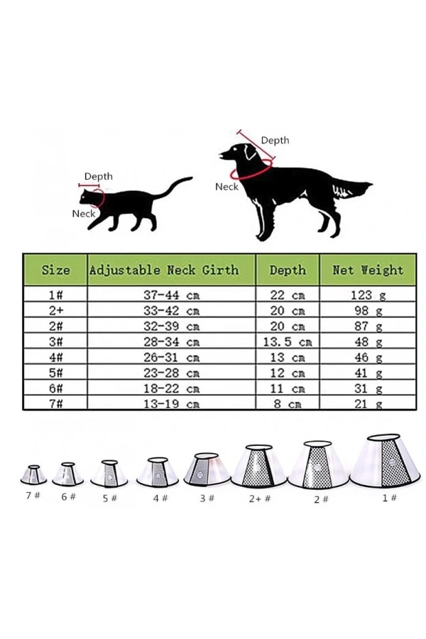Bidebuvar Ayarlanabilir Koruyucu Yaka 4 Numara