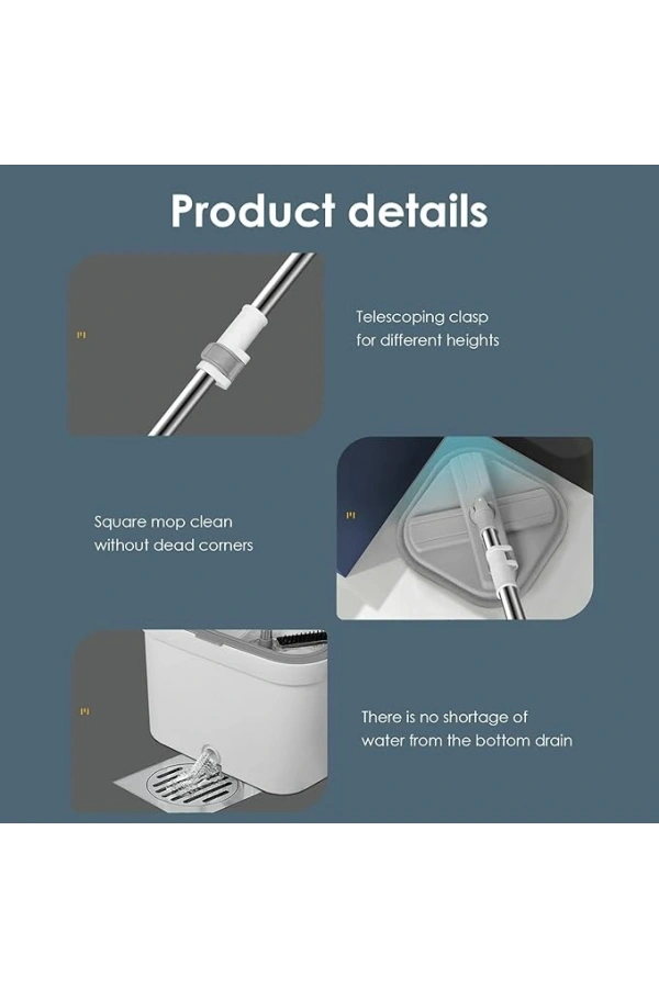 Bidebuvar Ayarlanabilir Temizlik Paspası Seti