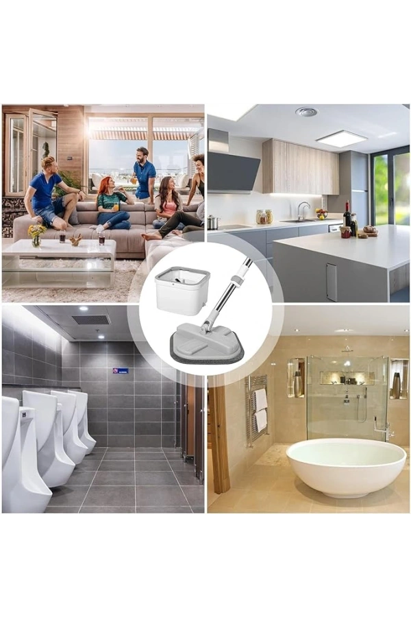 Bidebuvar Ayarlanabilir Temizlik Paspası Seti