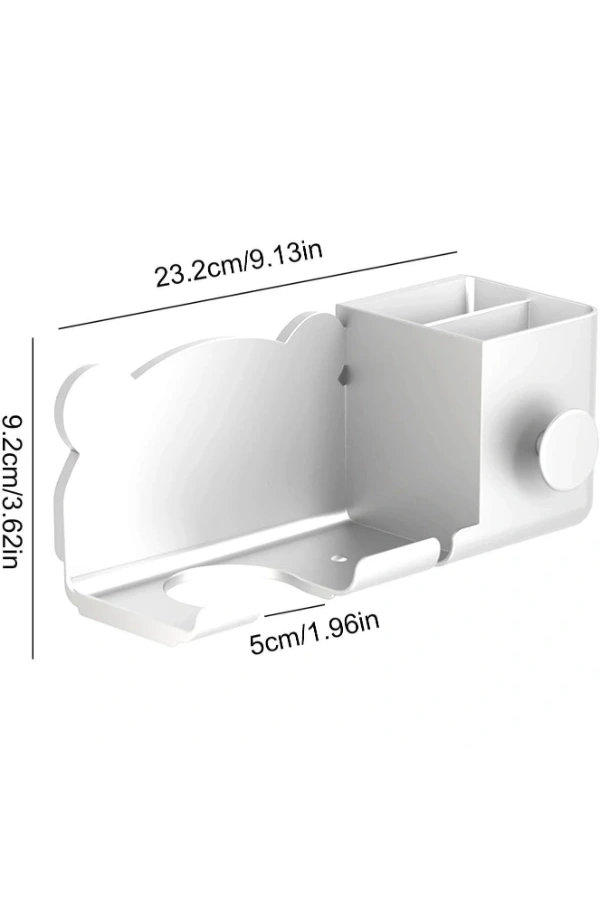 Bidebuvar Ayıcık Figürlü Saç Kurutma Makinesi Tutucu