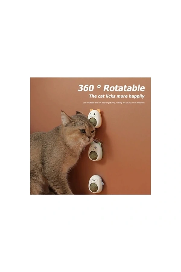 Bidebuvar Ayıcıklı Kedi Otu Yalama Topu