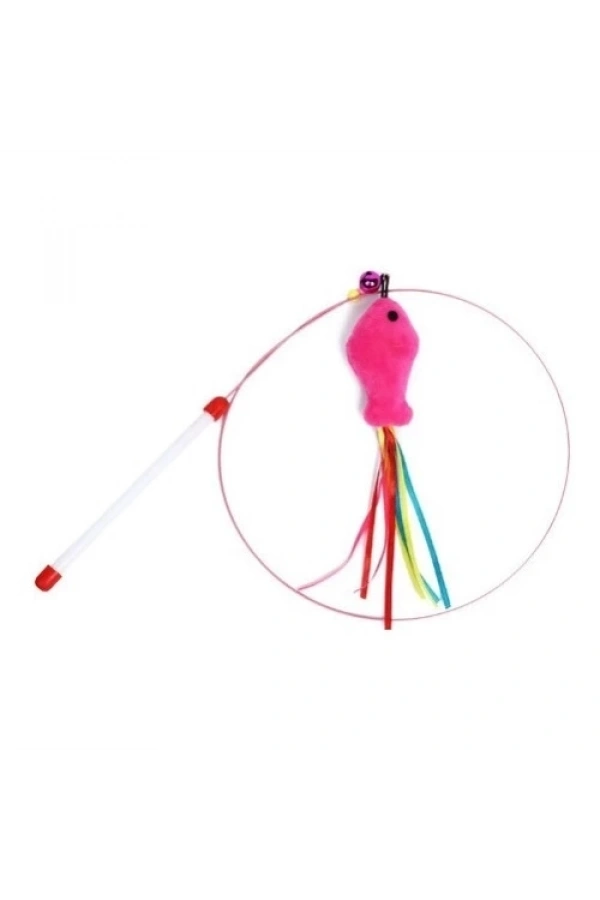 Bidebuvar Balıklı Kedi Oyun Oltası 90 Cm