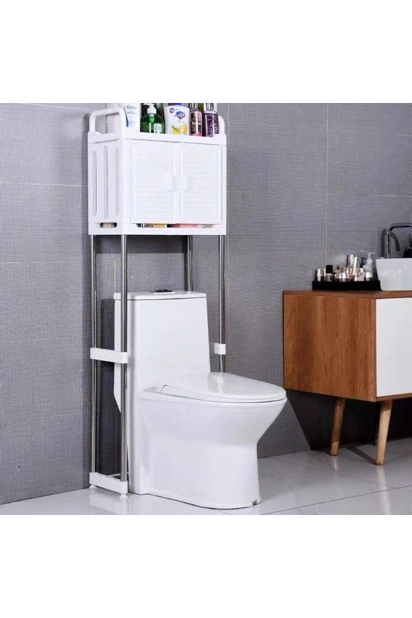 Bidebuvar Banyo Düzenleyici Raf Dolabı