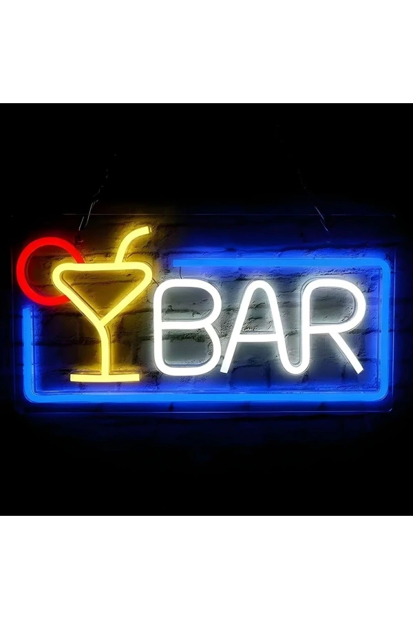 Bidebuvar BAR Yazılı Neon Led Işık