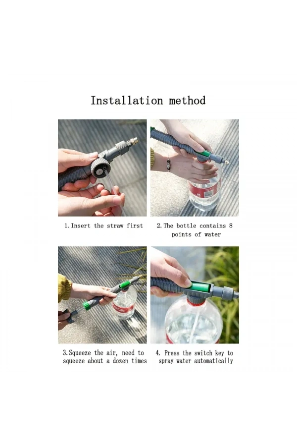 Bidebuvar Basınçlı Yıkama Sulama Tabancası