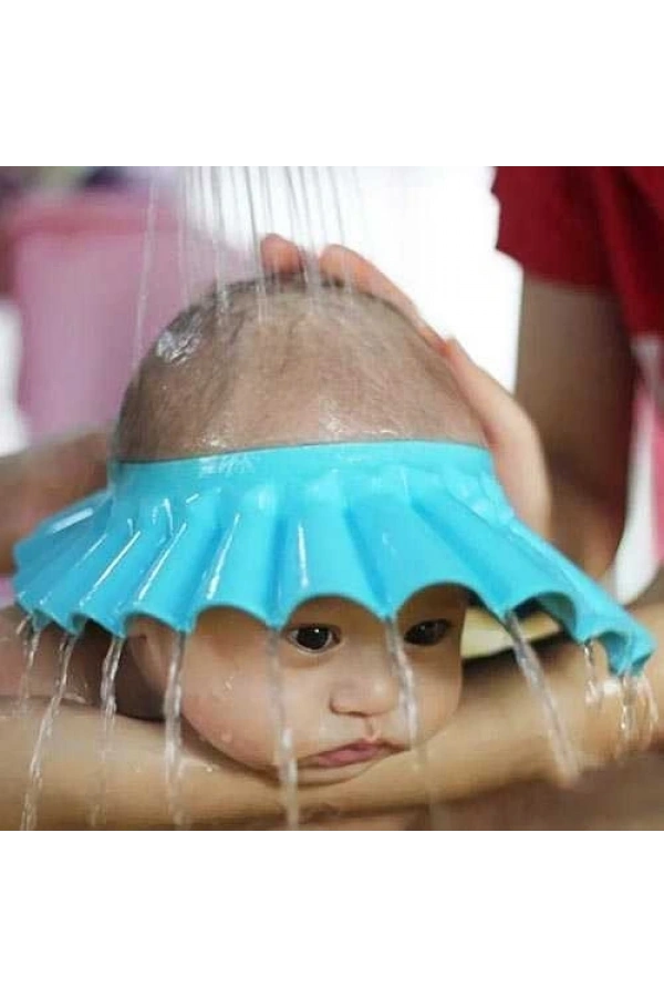 Bidebuvar Bebek Banyo Şapkası Mavi