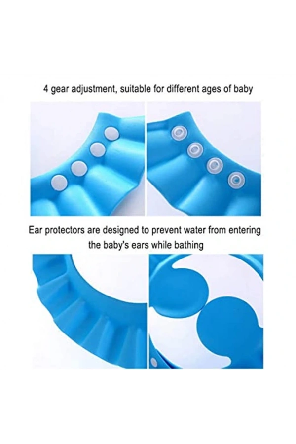 Bidebuvar Bebek Banyo Şapkası Mavi