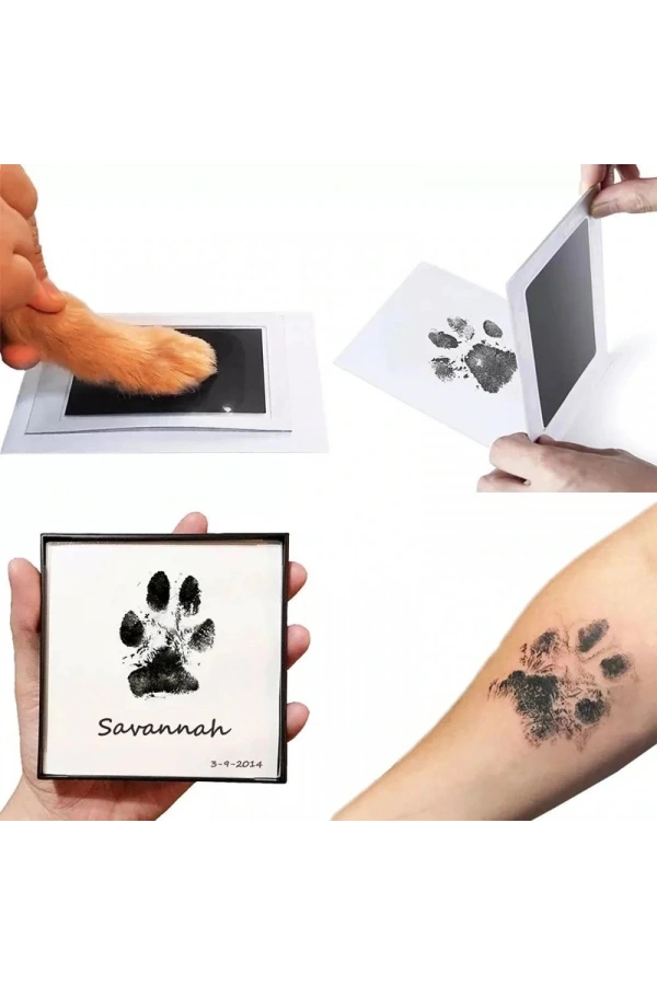 Bidebuvar Bebek El Ayak İzi Fotoğraf Çerçevesi Seti