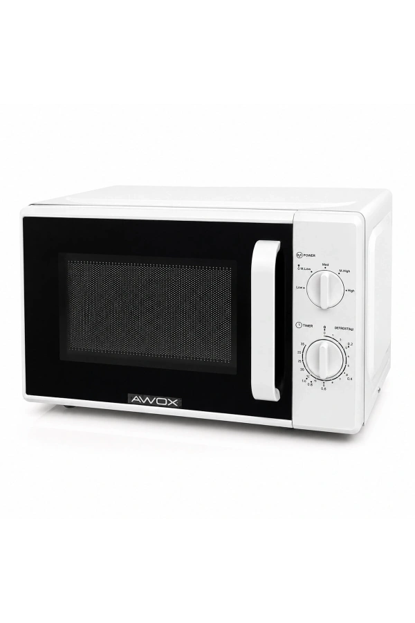 Bidebuvar Beyaz Mikrodalga Fırın - Klasik Ön Panel - 20 Litre Kapasite