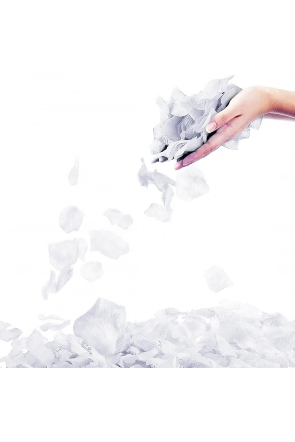 Bidebuvar Beyaz Renk Gül Yaprağı - 10 Paket 1000 Adet