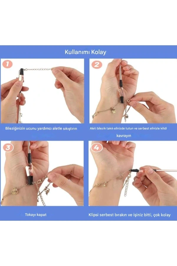 Bidebuvar Bileklik Takma Yardımcı Aparatı