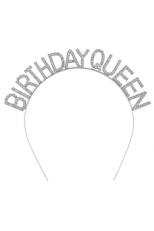Bidebuvar Birthday Queen Yazılı Kraliçe Taç
