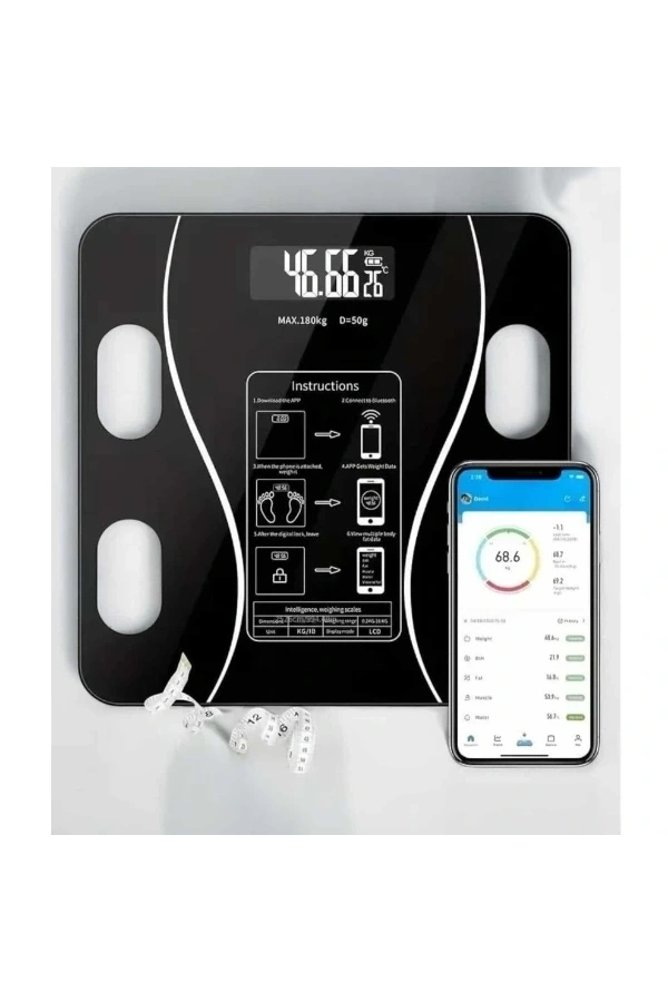 Bidebuvar Bluetooth Özellikli Akıllı Tartı