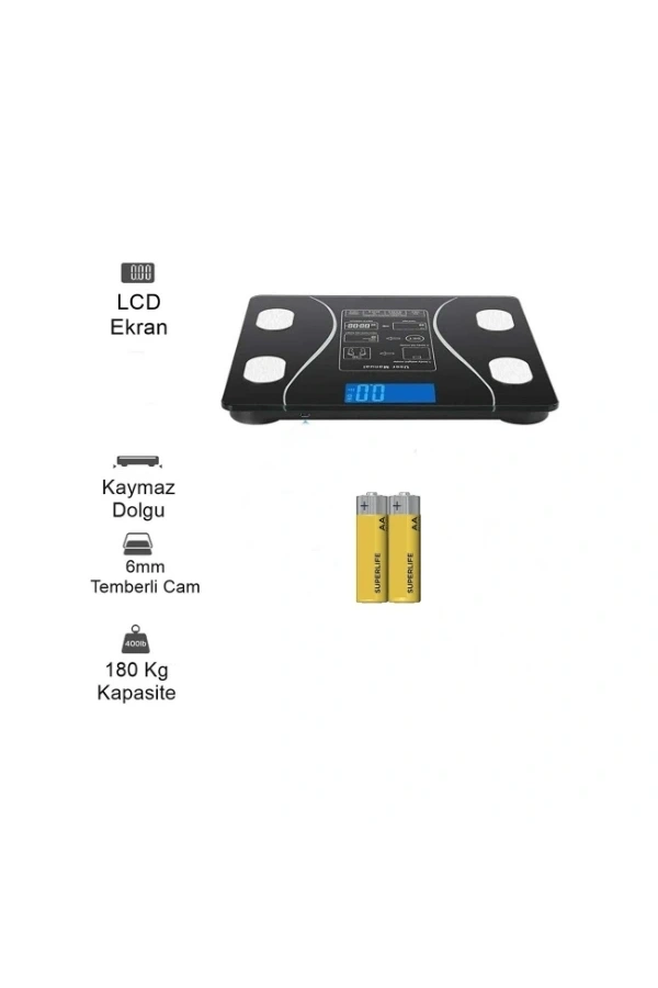 Bidebuvar Bluetooth Özellikli Akıllı Tartı
