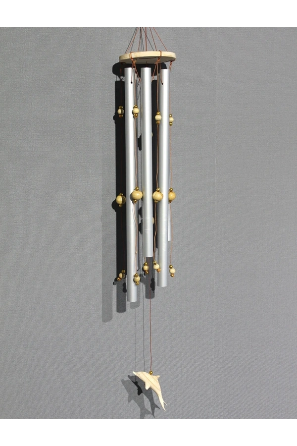 Bidebuvar Boncuklu Metal Rüzgar Çanı Model 1