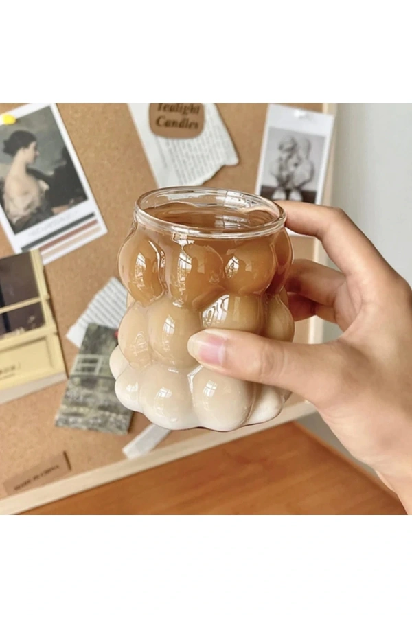 Bidebuvar Borosilikat Bubble Bardak