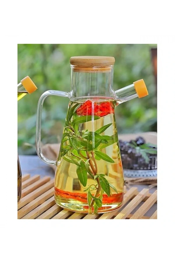 Bidebuvar Borosilikat Cam 900 ml. Yağdanlık