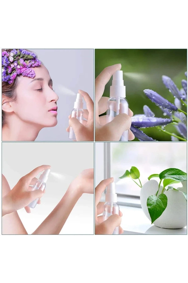 Bidebuvar Boş Sprey Şişesi - Plastik - 50 ml - Şeffaf