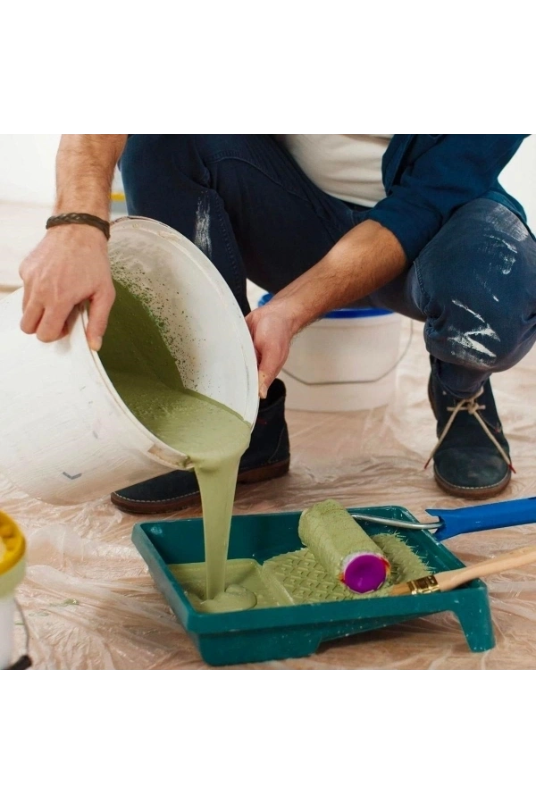 Bidebuvar Boya Badana Eşya Koruma Yapışkanlı Örtü 180 cm x 15 mt