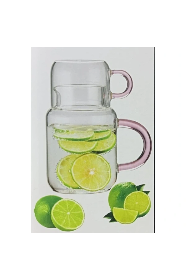 Bidebuvar Cam Bardak Sürahi