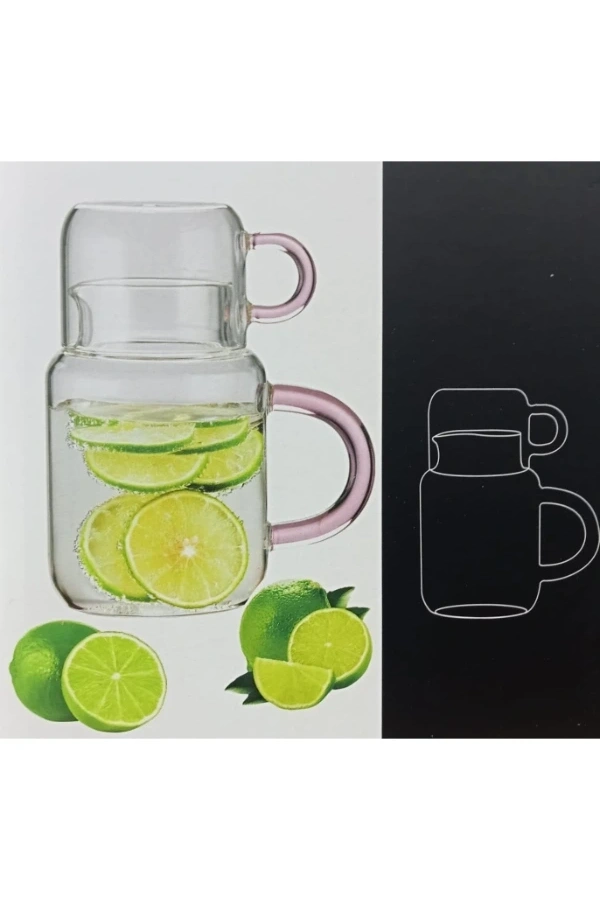 Bidebuvar Cam Bardak Sürahi