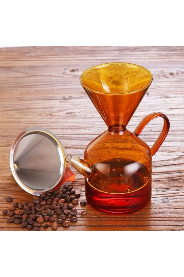 Bidebuvar Cam Kahve Demleme Seti