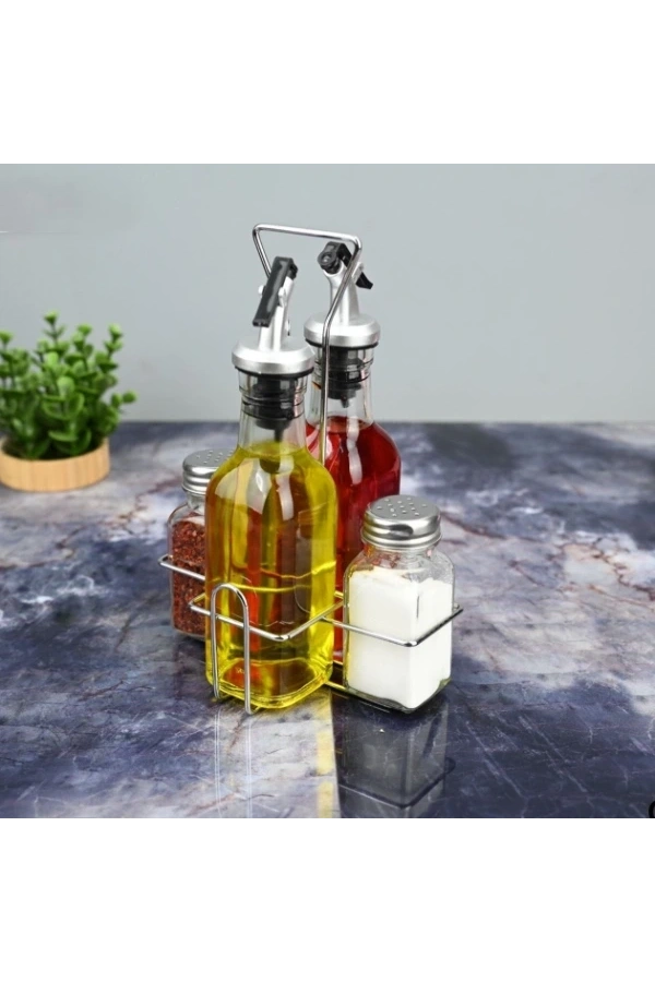 Bidebuvar Cam Yağlık Ve Sirkelik Seti